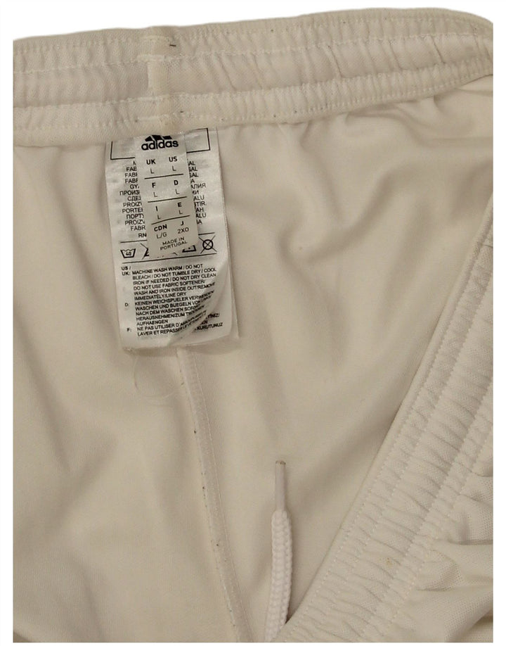 Adidas Herren Aeroready Sport Shorts Großes weißes Polyester