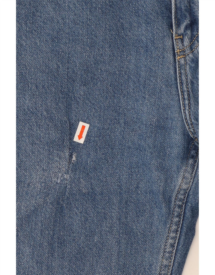 CALVIN KLEIN Damen Straight Jeans W26 L27 Blau