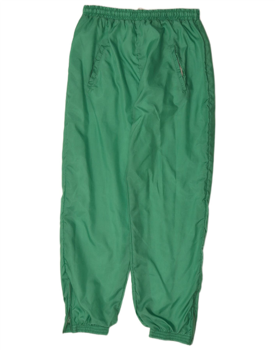 Vintage Herren Trainingshose Jogger Großes grünes Nylon
