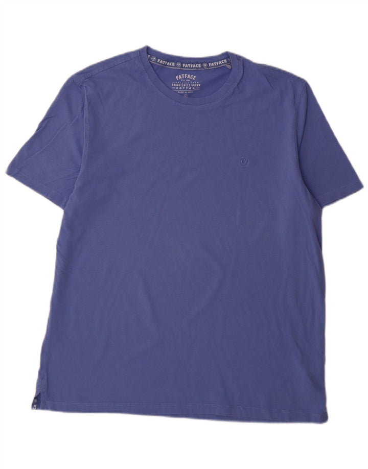 Fat Face Herren T-Shirt Top XL Blau Baumwolle