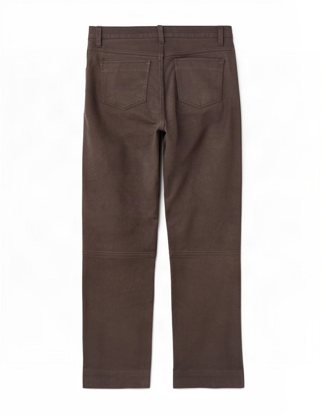 Vintage Herren gerade Lederhose W34 L32 Braun