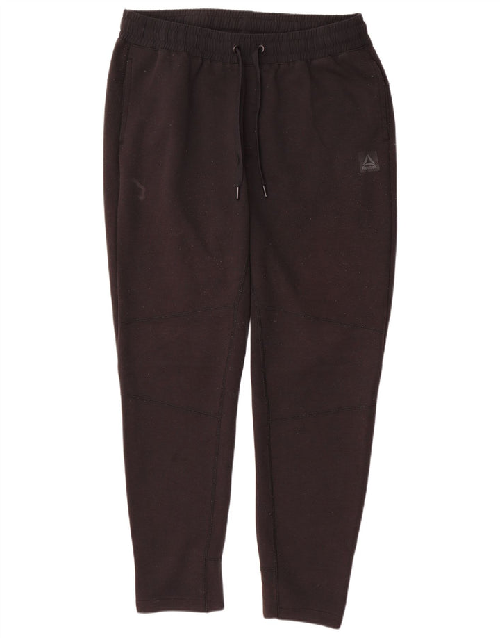 Reebok Herren-Trainingshose XL, schwarze Baumwolle