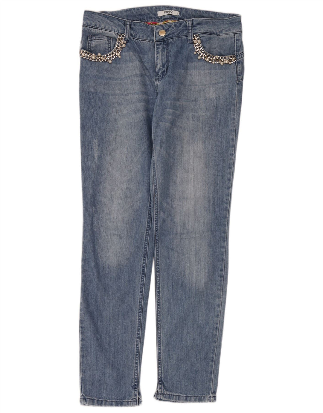 Liu Jo Damen Slim Jeans W32 L30 Blau