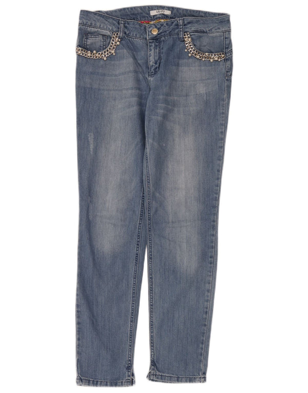 Liu Jo Damen Slim Jeans W32 L30 Blau