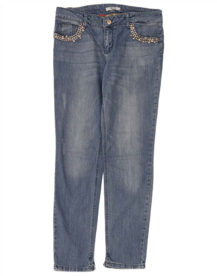 Liu Jo Damen Slim Jeans W32 L30 Blau