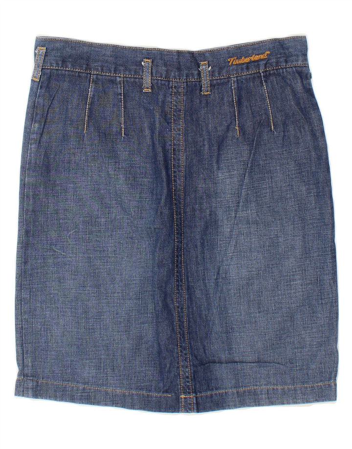 TIMBERLAND Womens Denim Skirt US 6 Medium W30  Navy Blue Cotton Vintage Timberland and Second-Hand Timberland from Messina Hembry 