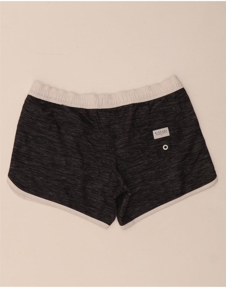 RIP CURL Damen Badeshorts US 8 Mittelgrau geflecktes Polyester