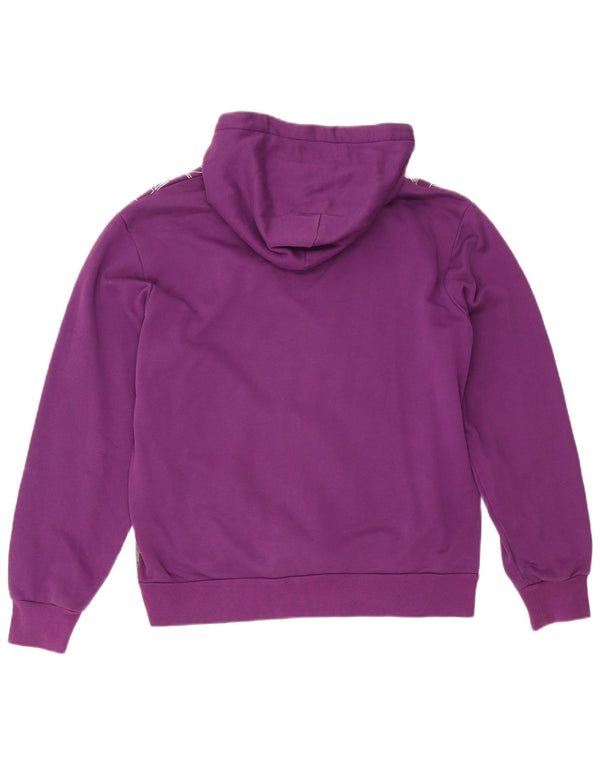 Puma Herren Graphic Hoodie Pullover Large Lila Colourblock Baumwolle