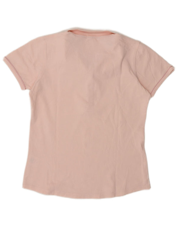 Sun68 Damen Poloshirt UK 18 XL Rosa Baumwolle