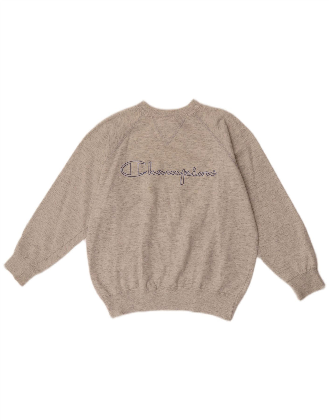 Champion Mädchen-Sweatshirt mit Grafik, übergroß, 9–10 Jahre, Mittelgrau