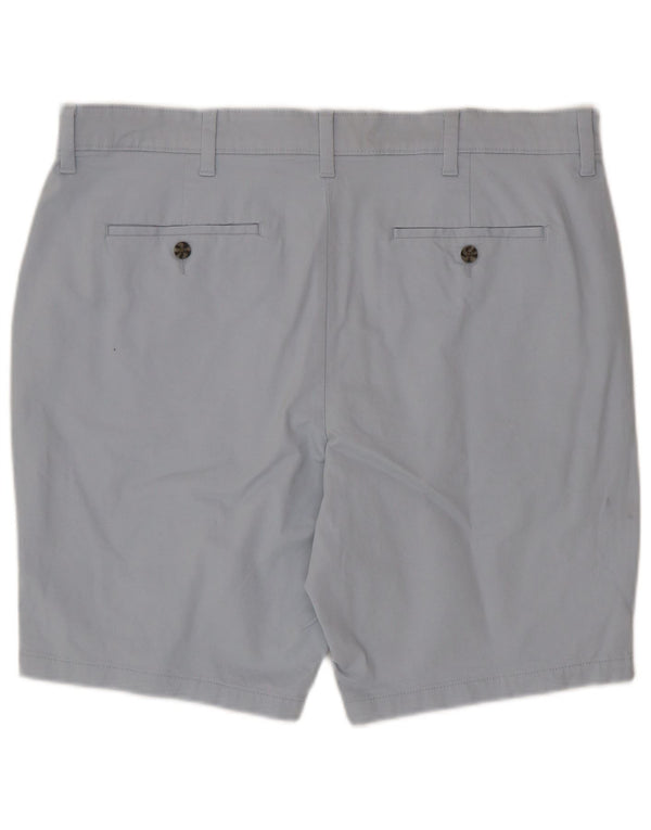 Marks & Spencer Herren Chinoshorts W38 XL Blaue Baumwolle
