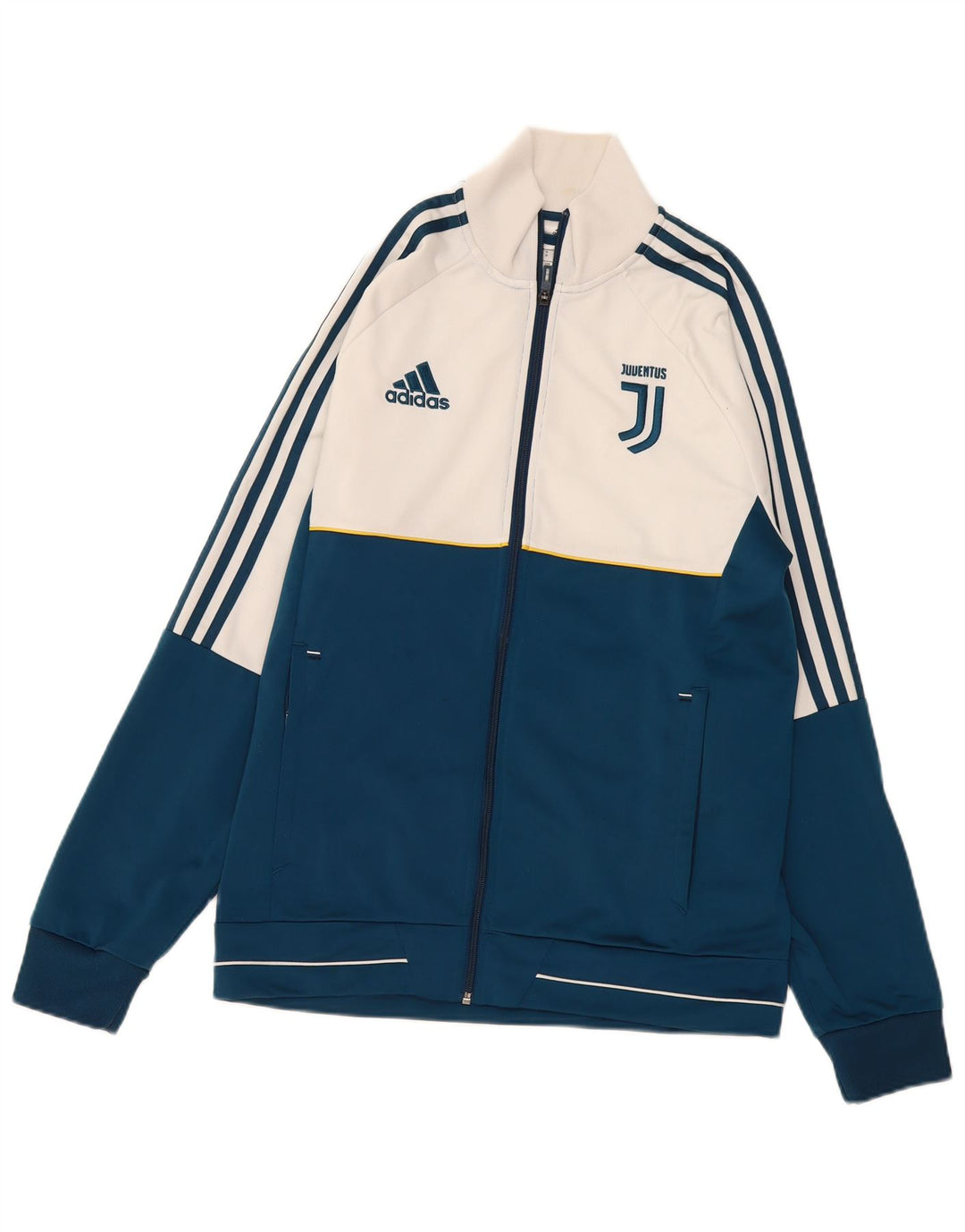 Adidas Juventus Herren-Trainingsanzug, Oberteil, mittelgroß, Marineblau, Farbblock