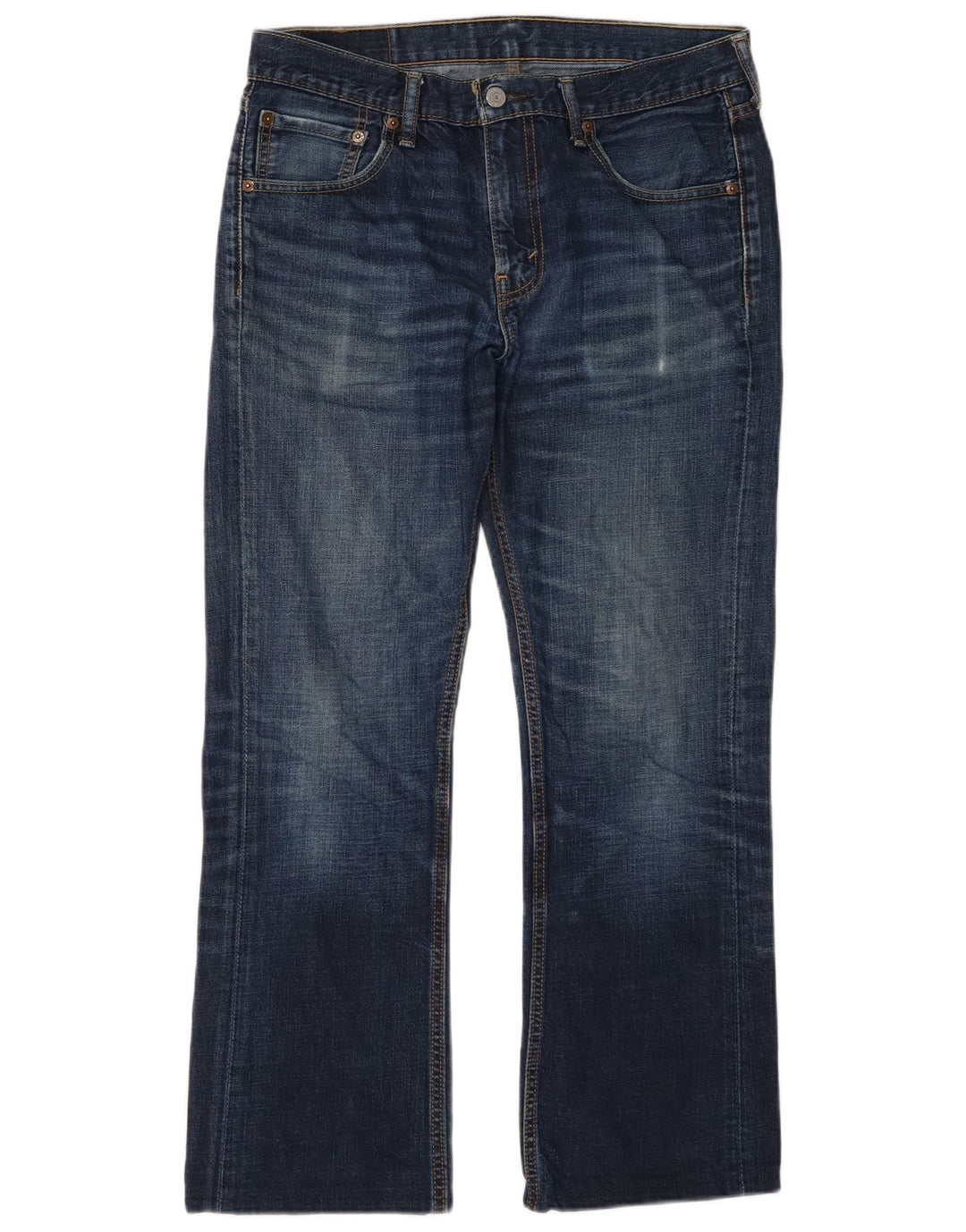 Levi's Herren Bootcut Jeans W32 L28 Blaue Baumwolle