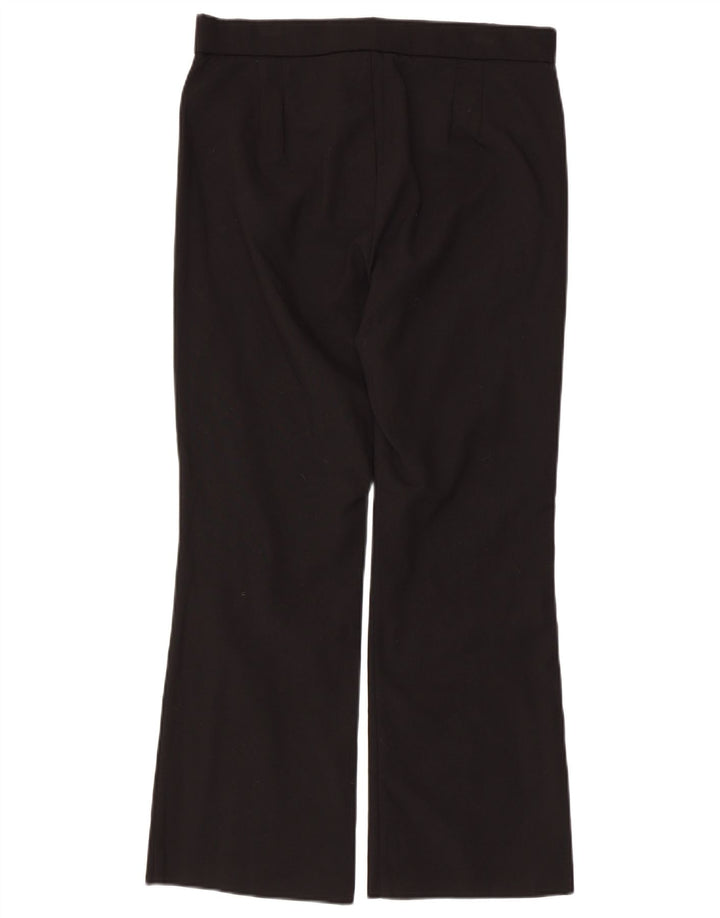 Zara Damen-Hose, normal, gerade, Freizeithose, Größe L, W32, L26, Schwarz