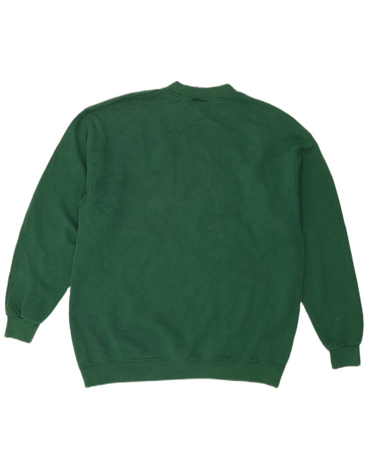 Lee Herren-Sweatshirt mit Grafik, groß, grüne Baumwolle