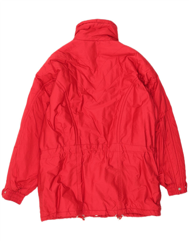SERGIO TACCHINI Womens Windbreaker Jacket IT 46 Large Red Polyamide Vintage Sergio Tacchini and Second-Hand Sergio Tacchini from Messina Hembry 