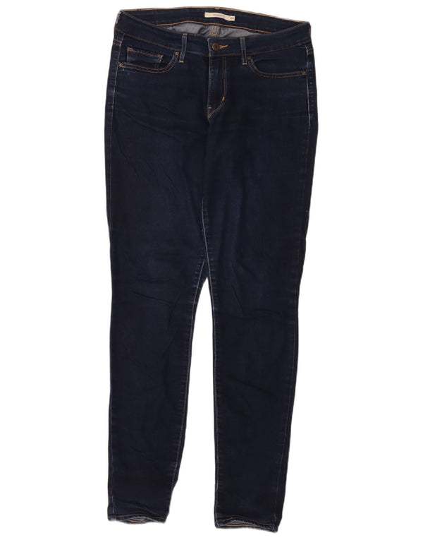 Levi's Damen 711 Skinny Jeans W29 L31 Marineblau