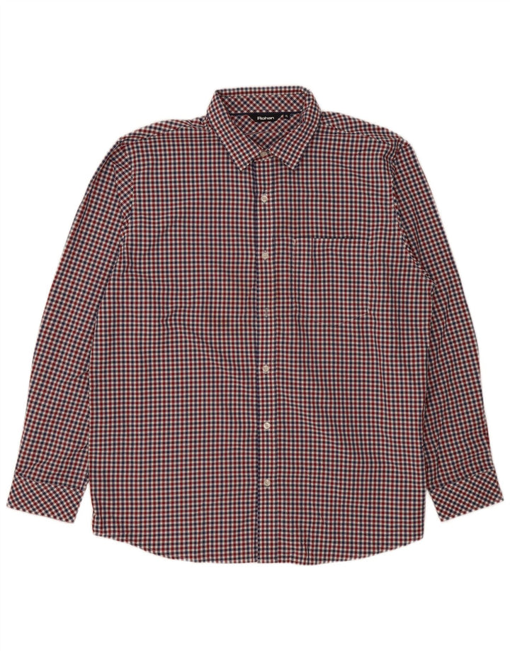 Rohan Herrenhemd XL Red Gingham Polyamid