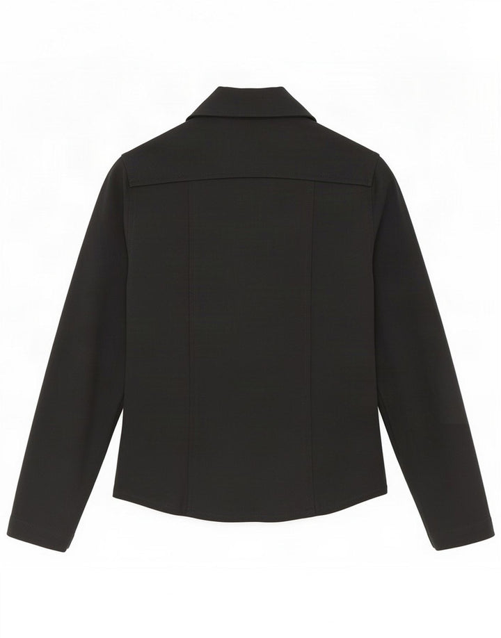 Stefanel Damen Bomberjacke IT 38 XS Schwarz Polyamid