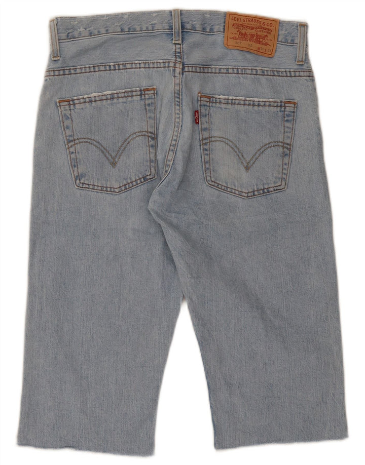 Levi's Herren 507 Denim Bermuda Shorts W30 Mittelblau