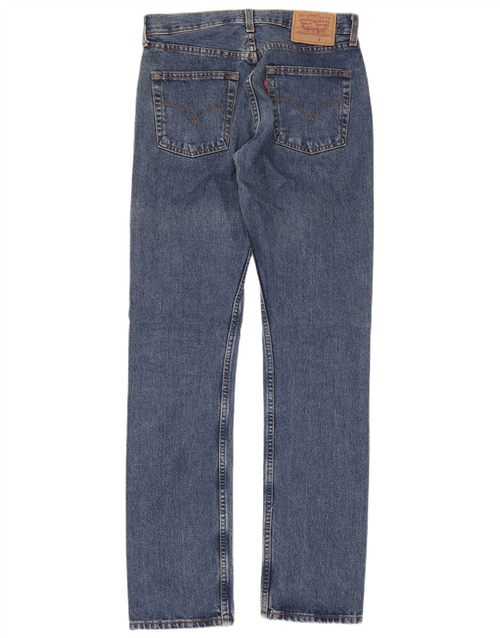 LEVI'S Mens 515 Straight Jeans W31 L34 Blue Cotton