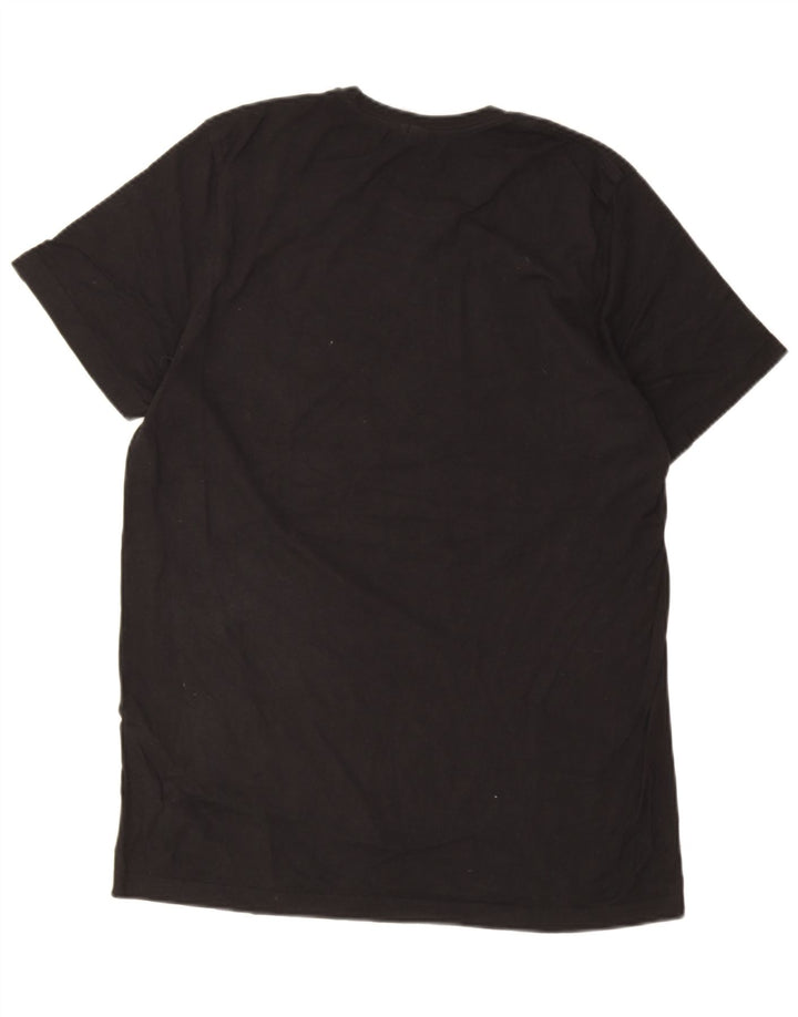 Adidas Herren Grafik T-Shirt Top Large Schwarz Baumwolle