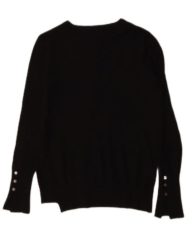 Zara Womens Cardigan Sweater UK 10 Small Black