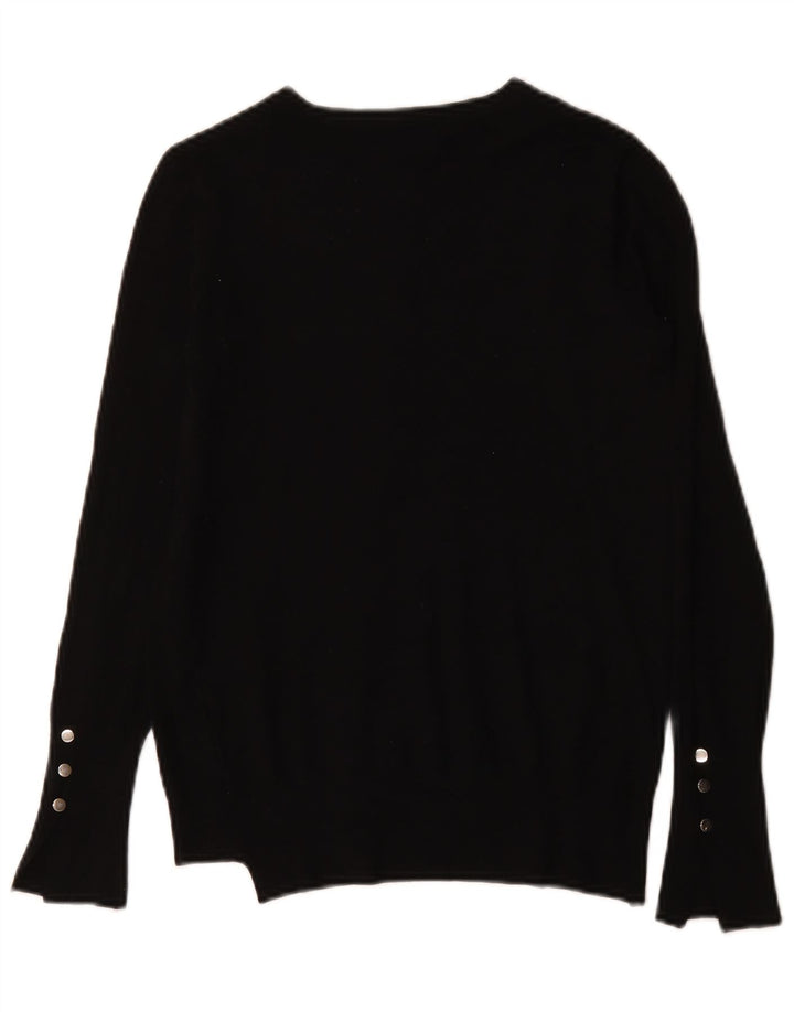 Zara Damen-Cardigan-Pullover UK 10 Small Schwarz