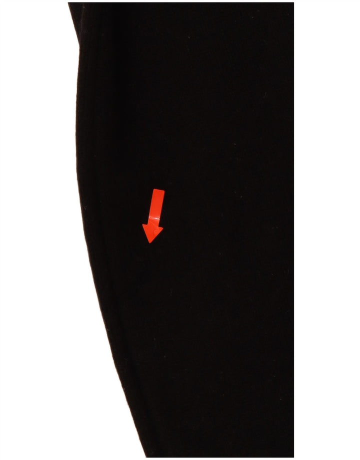 LEVI'S Rollkragenpullover für Damen, UK 10, Größe S, schwarz, gestreift, Lammwolle