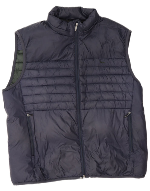 Harmont & Blaine Herren Wattierte Weste UK 42 XL Marineblau