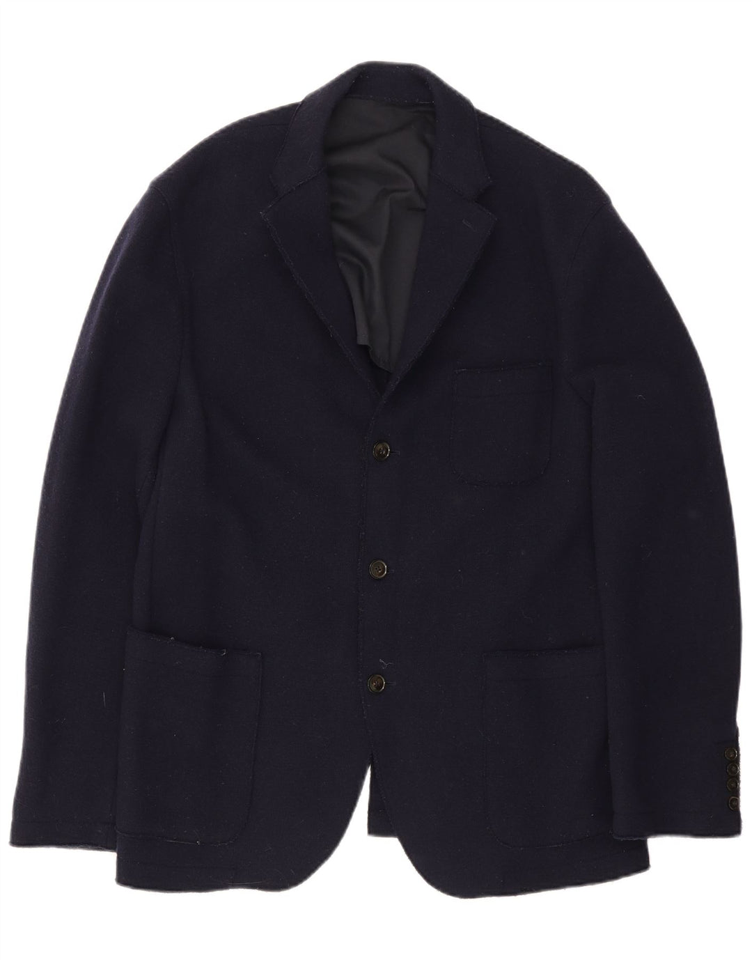 Tommy Hilfiger Herren 3-Knopf-Blazerjacke IT 54 2XL Marineblaue Wolle