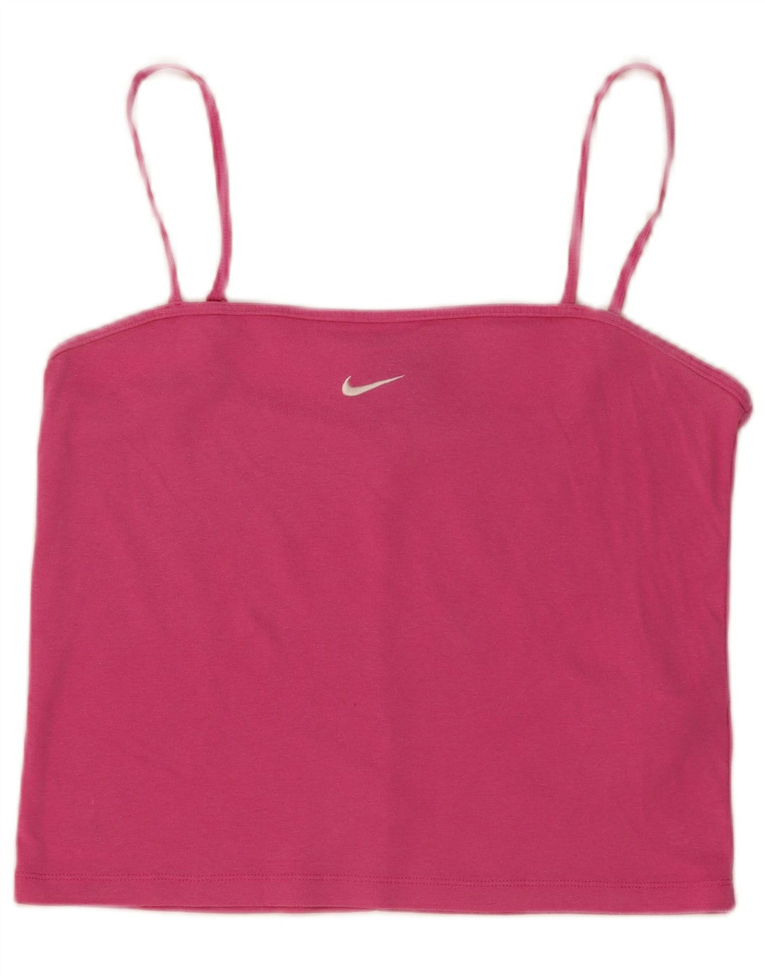 Nike Damen Cami Top UK 14 Große rosa Baumwolle