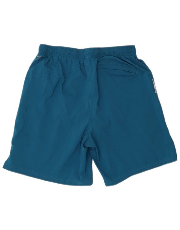 Puma Herren Sportshorts Mittelblaues Colourblock-Polyester
