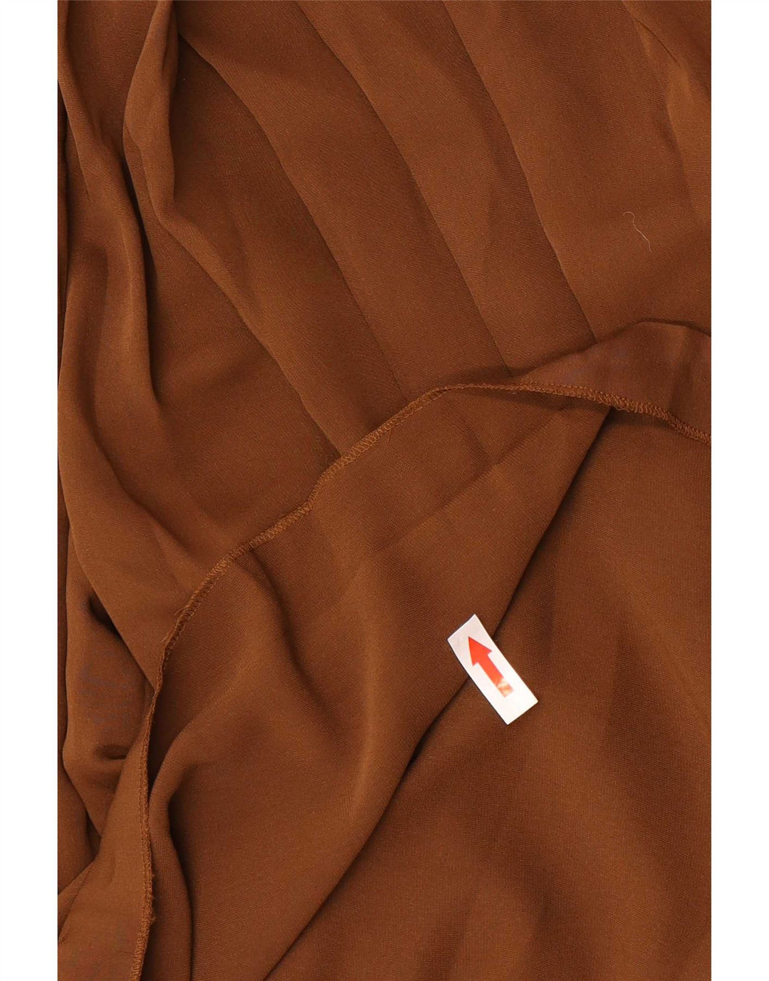 Massimo Dutti Damen Cullotes Capri-Hose, Größe L, W32, L22, Braun, Polyester