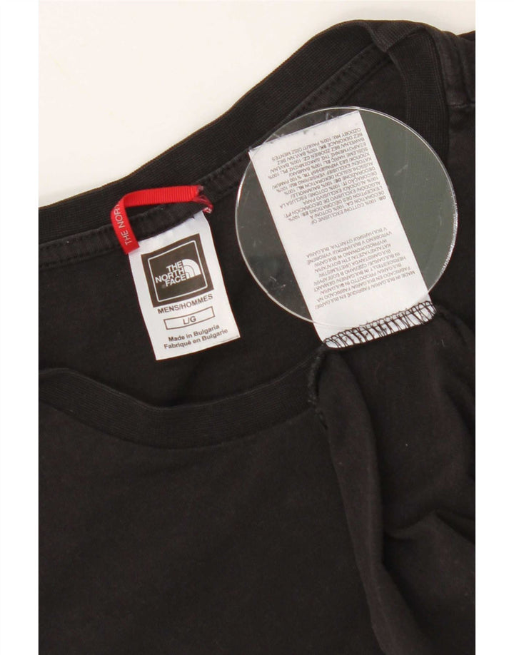 The North Face Herren T-Shirt Top Large Schwarz Baumwolle