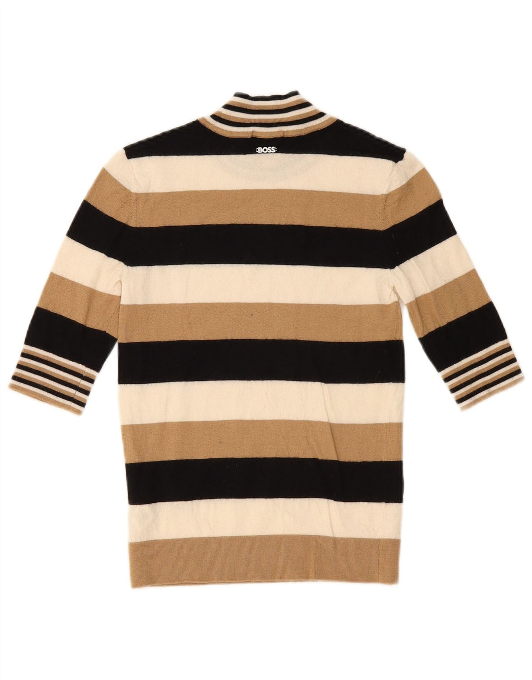 Hugo Boss Damen-Pullover mit Rollkragen, Gr. 10, Größe S, mehrfarbig