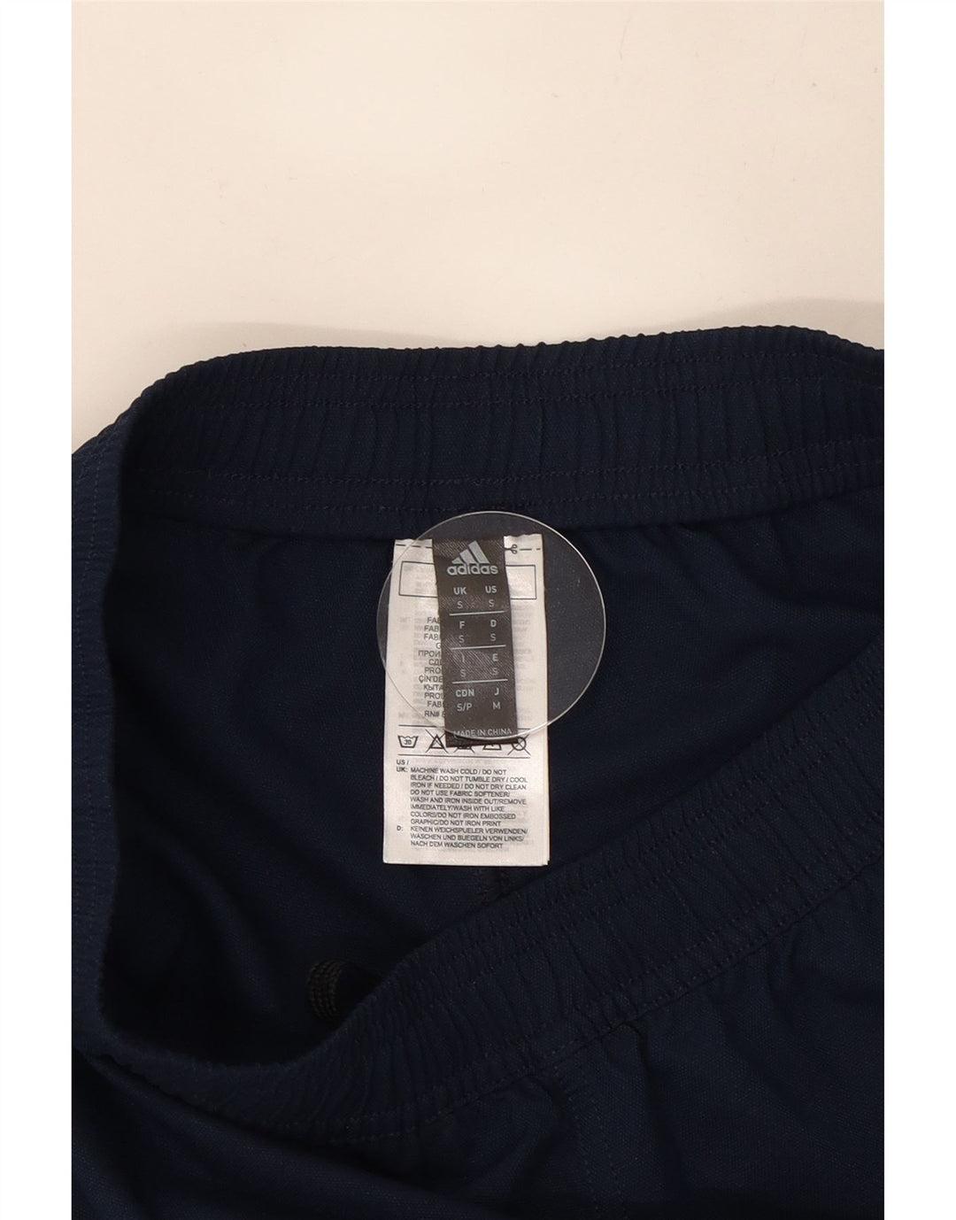 Adidas Herren Sportshorts mit Grafik, Größe S, Marineblau, Polyester