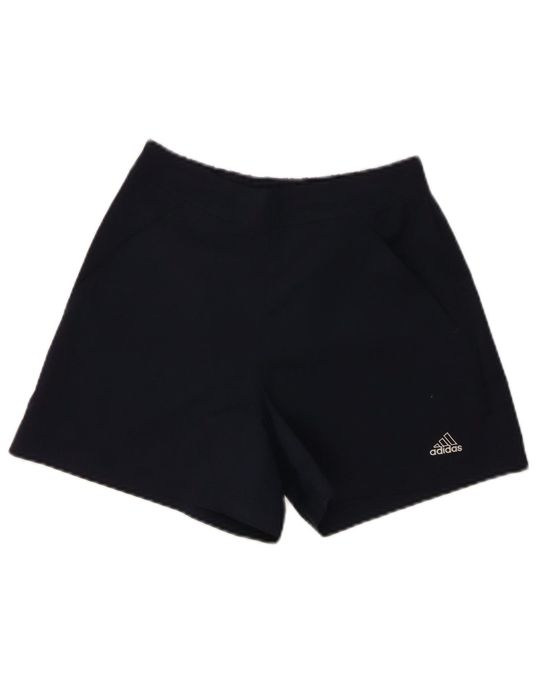 Adidas Damen Sportshorts UK 8 Small Marineblau Polyester