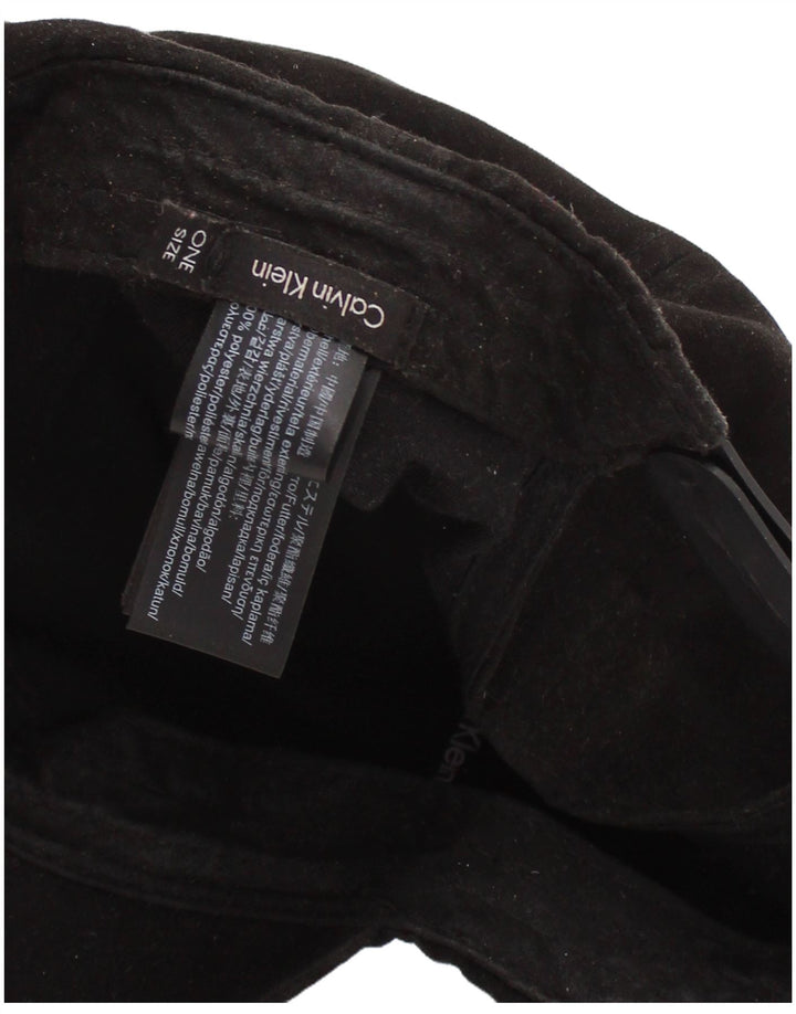 Calvin Klein Herren-Baseballkappe mit Grafik, Einheitsgröße, schwarzes Polyester