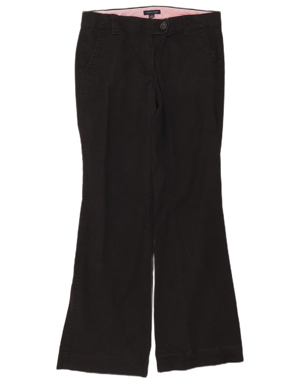 Tommy Hilfiger Damen Bootcut Chino Hose US 8 Medium W30 L32 Schwarz