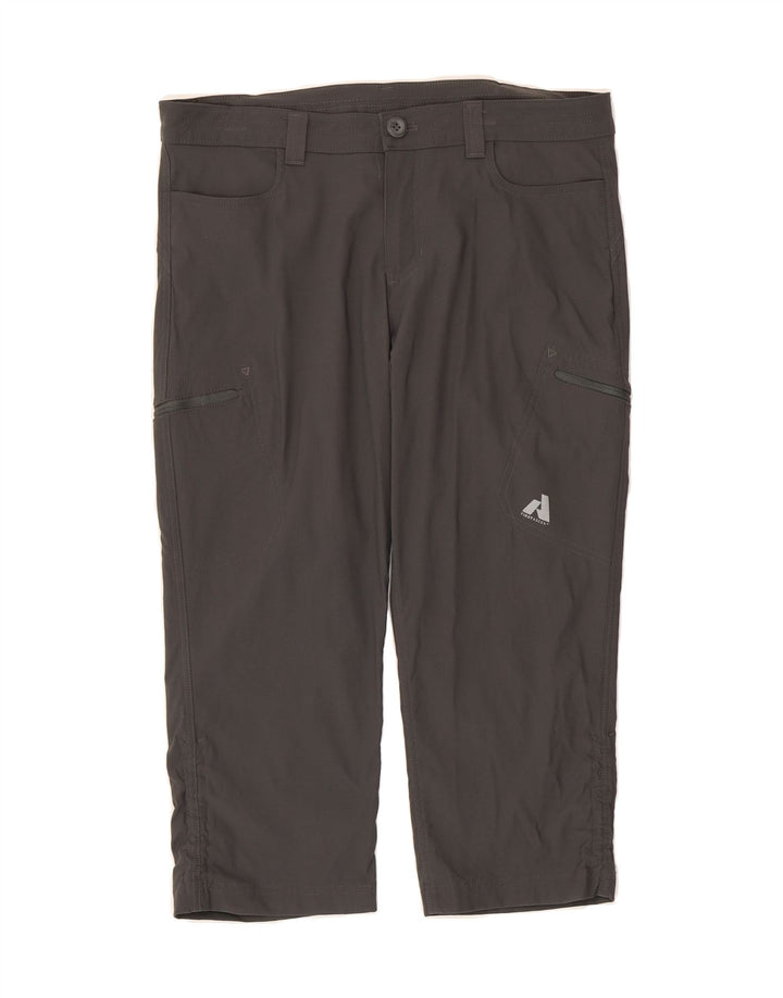 EDDIE BAUER Womens Capri Cargo Trousers US 12 Large W34 L21 Grey Nylon Vintage Eddie Bauer and Second-Hand Eddie Bauer from Messina Hembry 