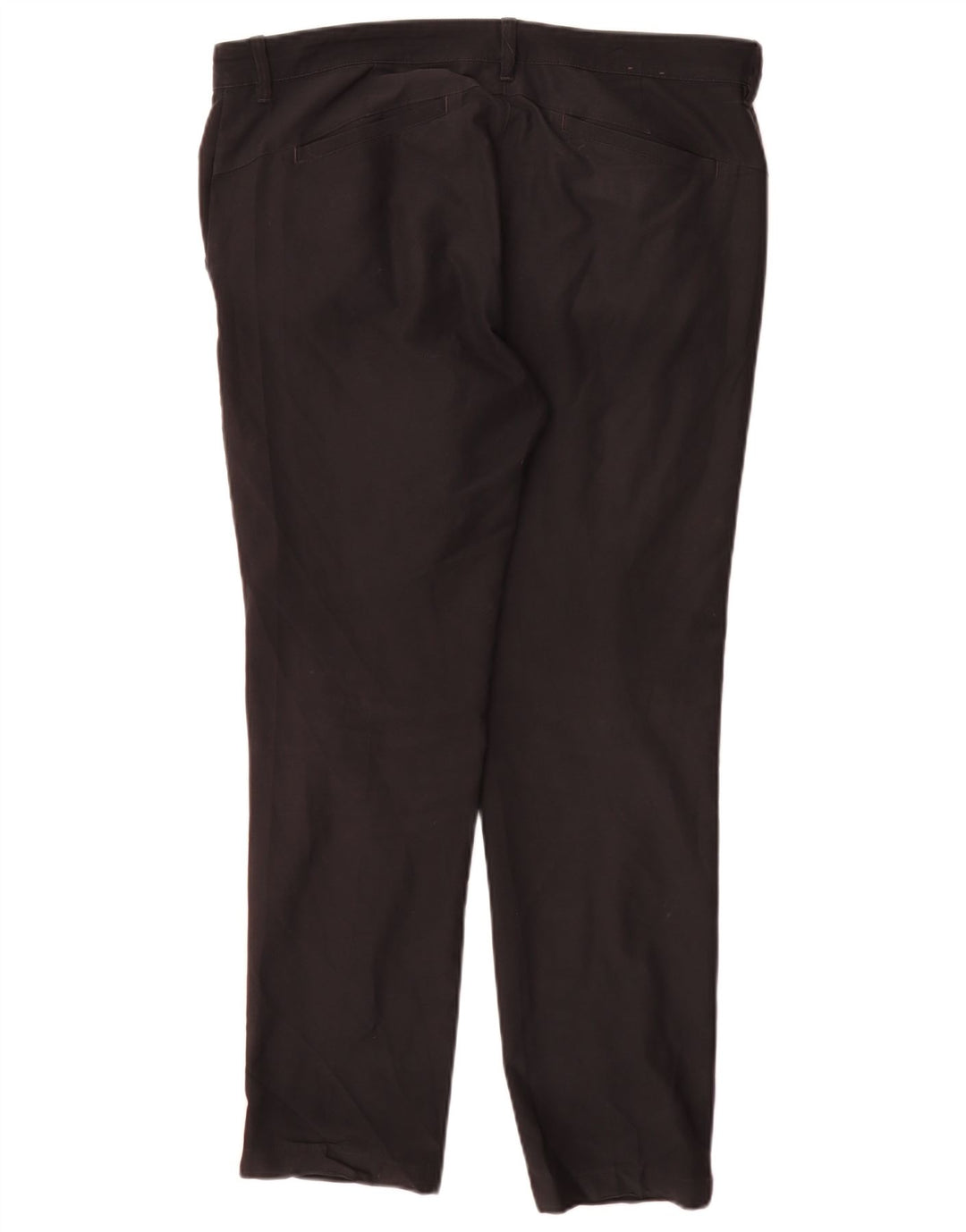 Adidas Damen Regular Chino Hose W34 L30 Schwarz Polyester