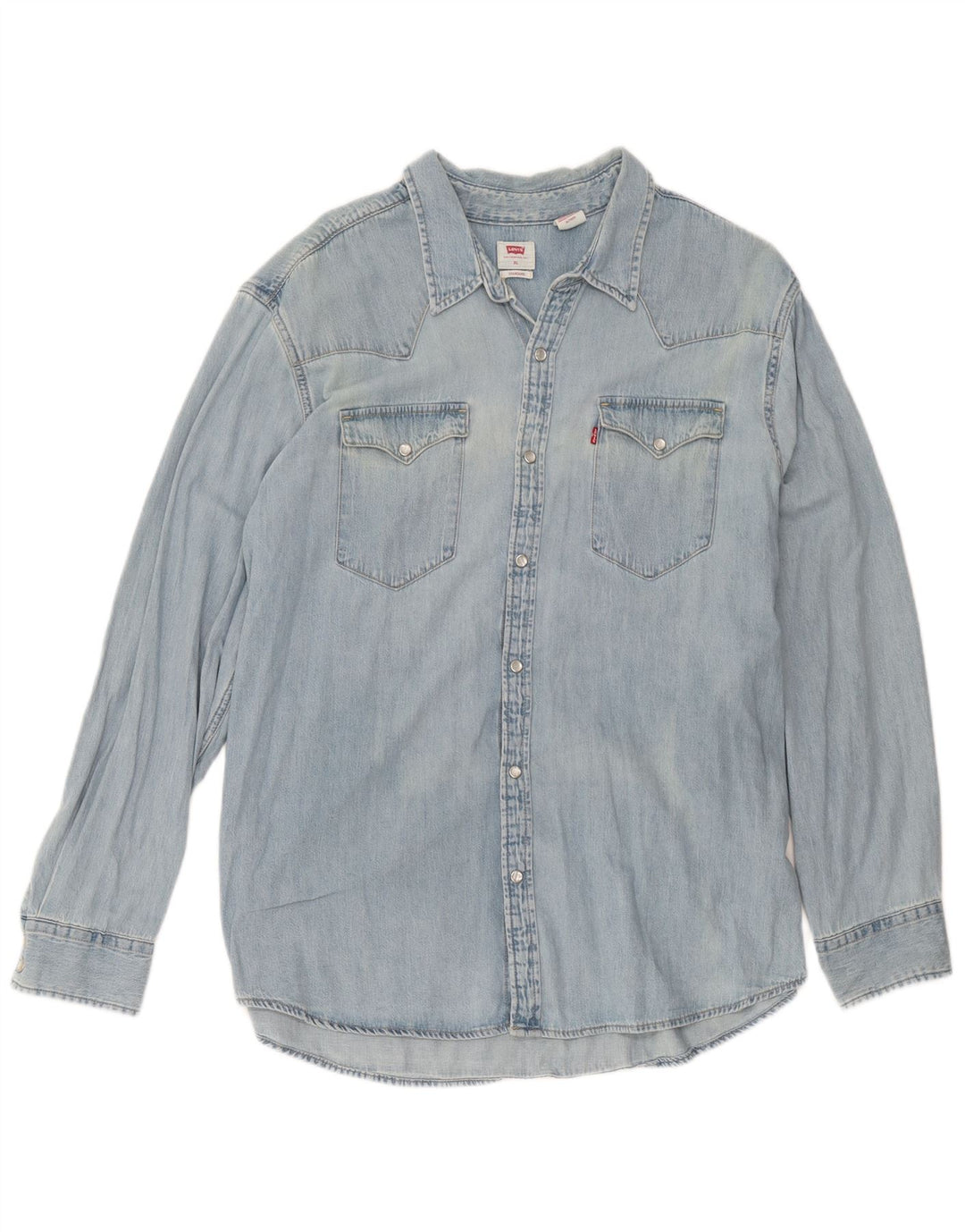 Levi's Herren-Jeanshemd XL aus blauer Baumwolle