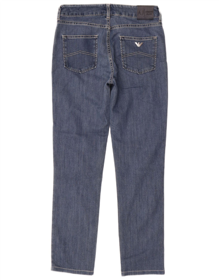 Armani Damen Slim Jeans W28 L28 Marineblaue Baumwolle