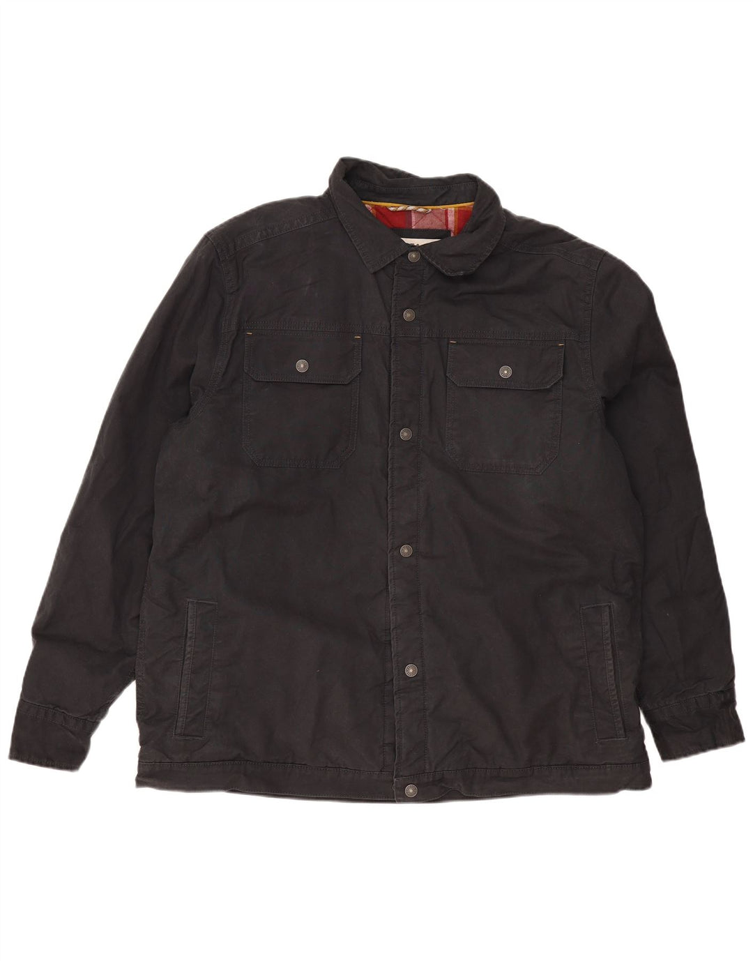 FAT FACE Herren Bomberjacke UK 44 2XL Schwarze Baumwolle