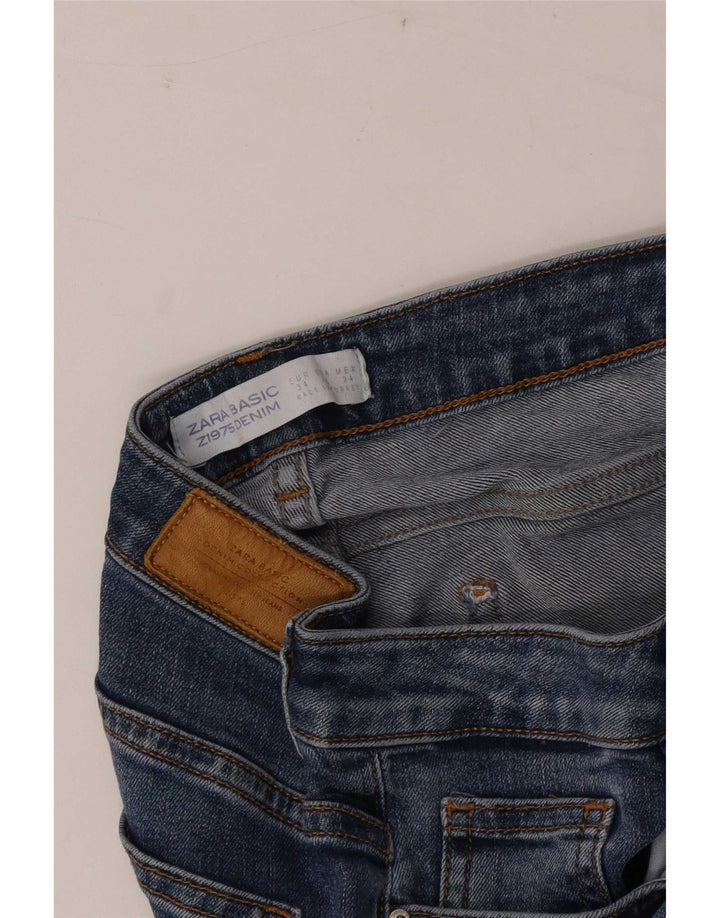 Zara Damen Slim Jeans EU 34 2XS W24 L26 Blau