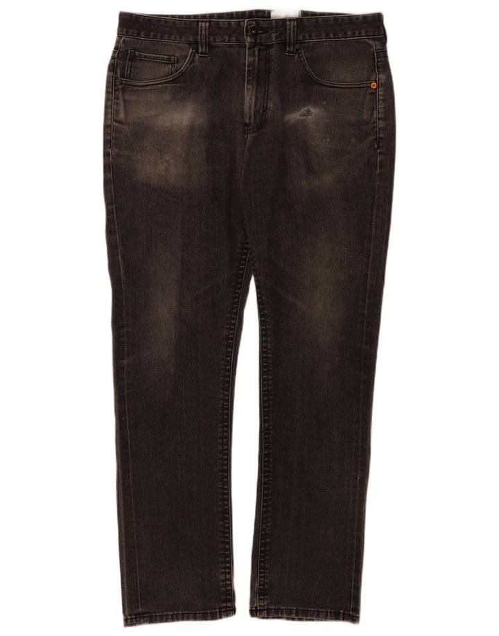 DC Herren Graphic Straight Jeans W34 L32 Grau