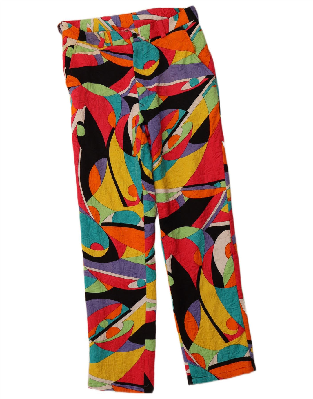 VINTAGE Damen-Chinohose mit hoher Taille, Größe 46, Größe L, W30, L28, Mehrfarbig