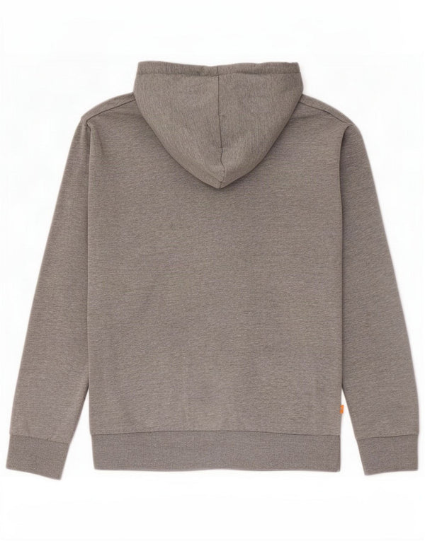 Timberland Mens Regular Fit Hoodie Jumper XL Grey Cotton
