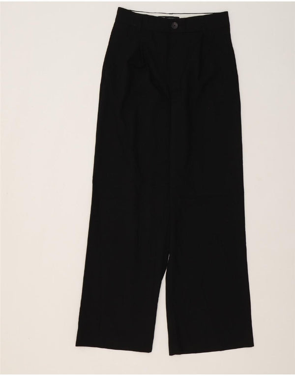Marks & Spencer Damen-Freizeithose mit weitem Bein, XS, W24, L31, Schwarz